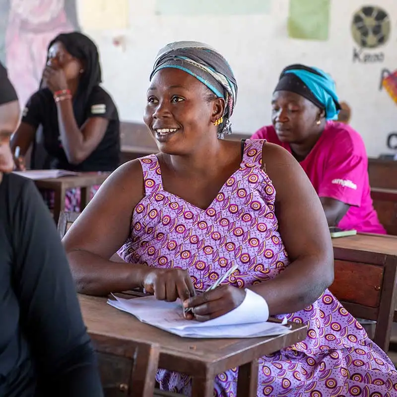 Al principio con ciertas reticencias, las mujeres están encantadas con las clases